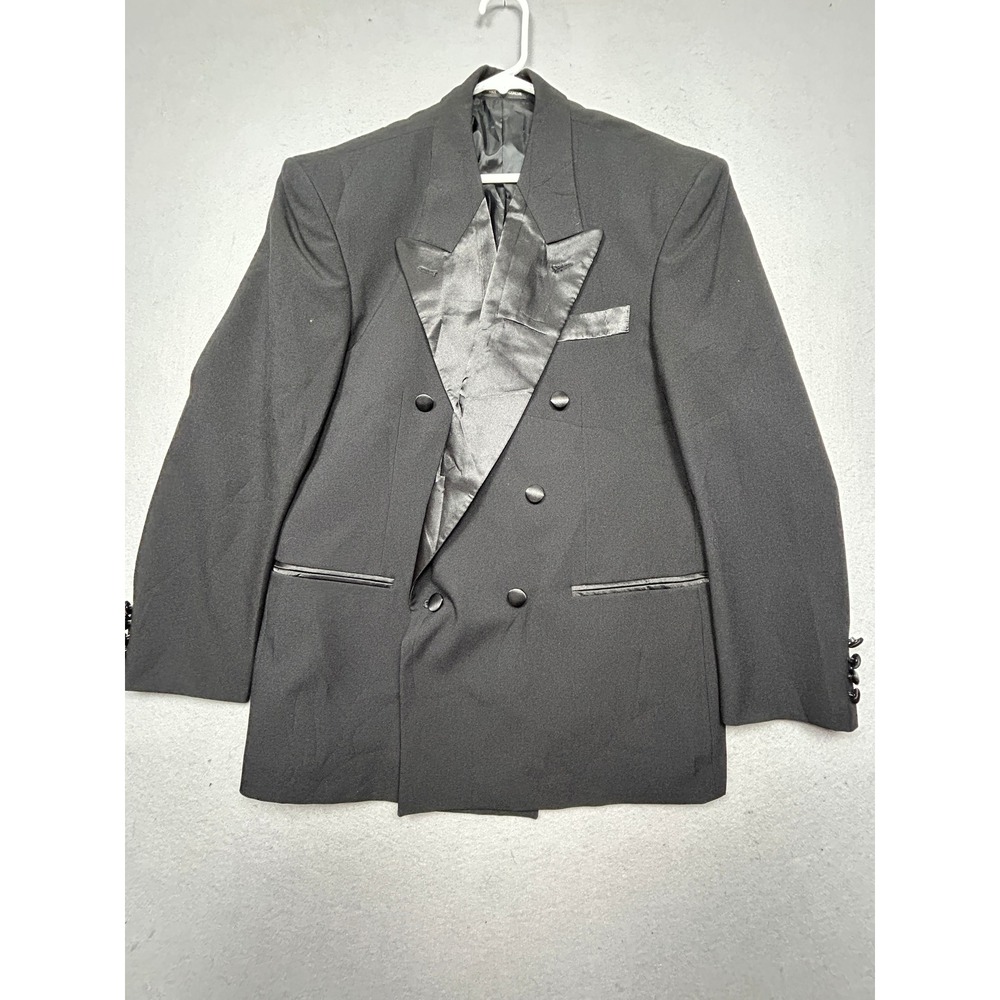 Alberto Celini Tuxedo Jacket Polyester Black 38/S Mens
